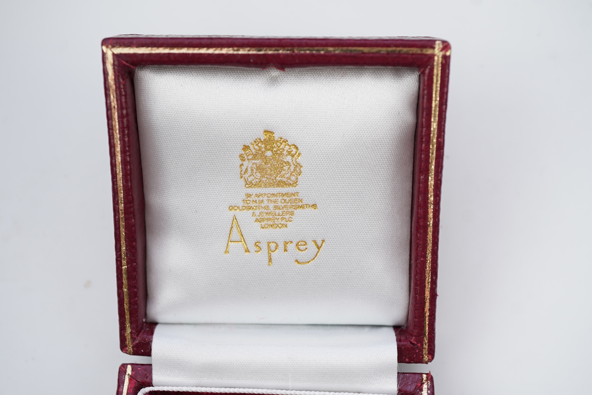 Asprey, a sapphire and diamond brooch, circa 1991